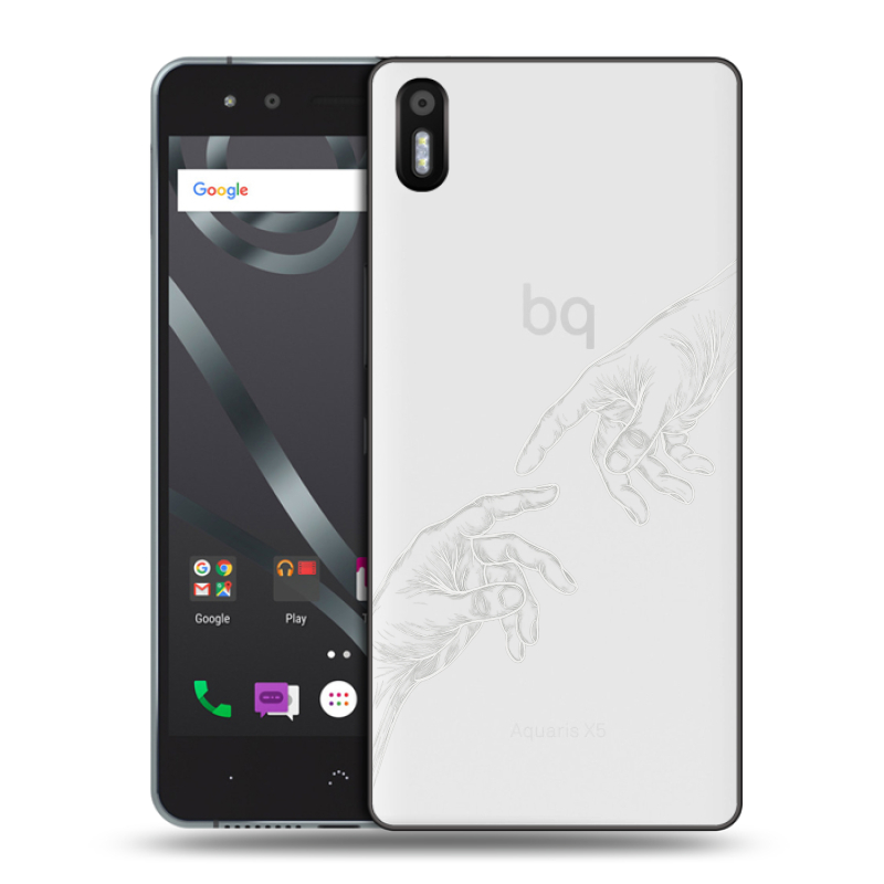 Пластиковый чехол на BQ Aquaris X5 с принтом Сотворение мира Пластиковый чехол на BQ Aquaris X5 с принтом Сотворение мира