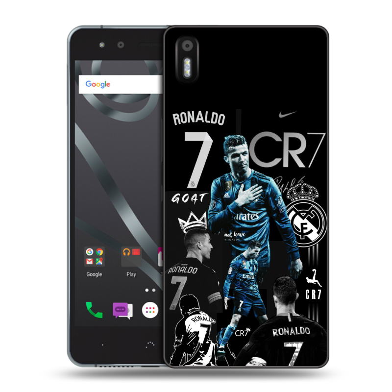 Силиконовый чехол на BQ Aquaris X5 с принтом Реал Роналдо Силиконовый чехол на BQ Aquaris X5 с принтом Реал Роналдо