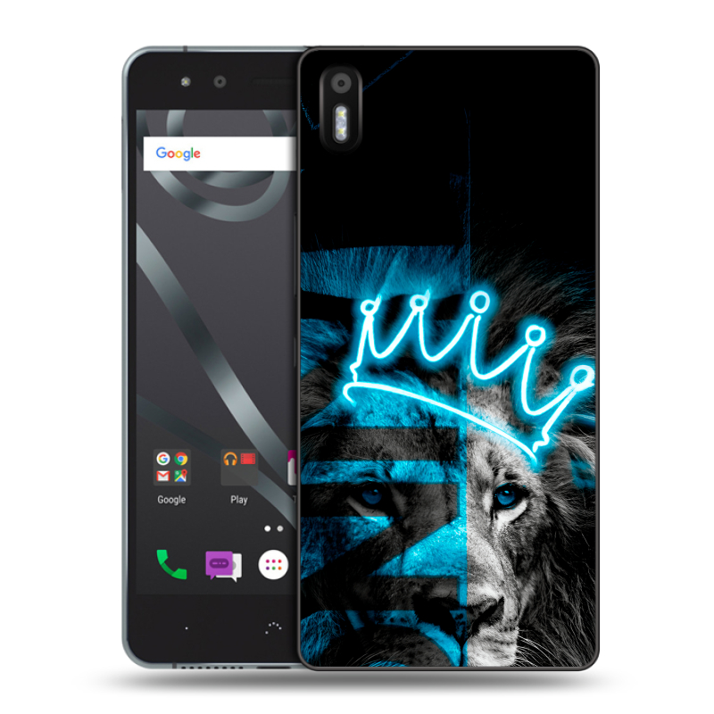 Пластиковый чехол на BQ Aquaris X5 с принтом Король лев Пластиковый чехол на BQ Aquaris X5 с принтом Король лев