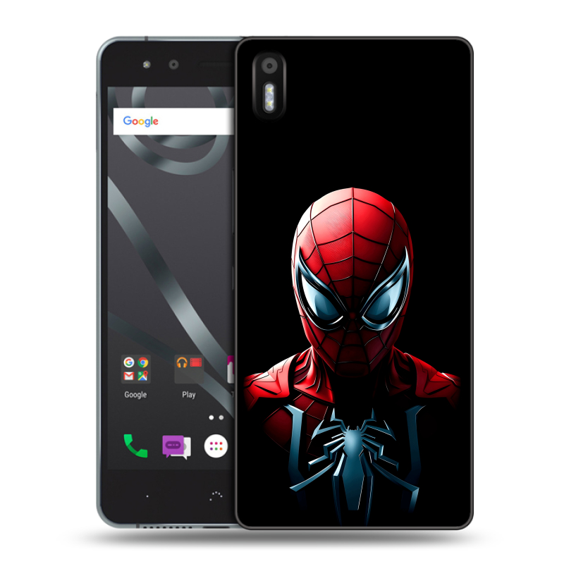 Силиконовый чехол на BQ Aquaris X5 с принтом Spiderman Человек паук Силиконовый чехол на BQ Aquaris X5 с принтом Spiderman Человек паук