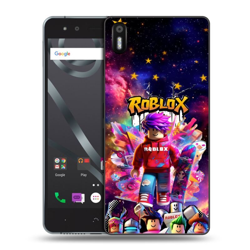Силиконовый чехол на BQ Aquaris X5 с принтом Roblox Роблокс Силиконовый чехол на BQ Aquaris X5 с принтом Roblox Роблокс