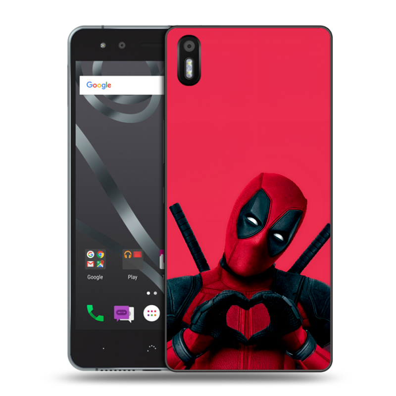 Пластиковый чехол на BQ Aquaris X5 с принтом Дедпул Deadpool Пластиковый чехол на BQ Aquaris X5 с принтом Дедпул Deadpool
