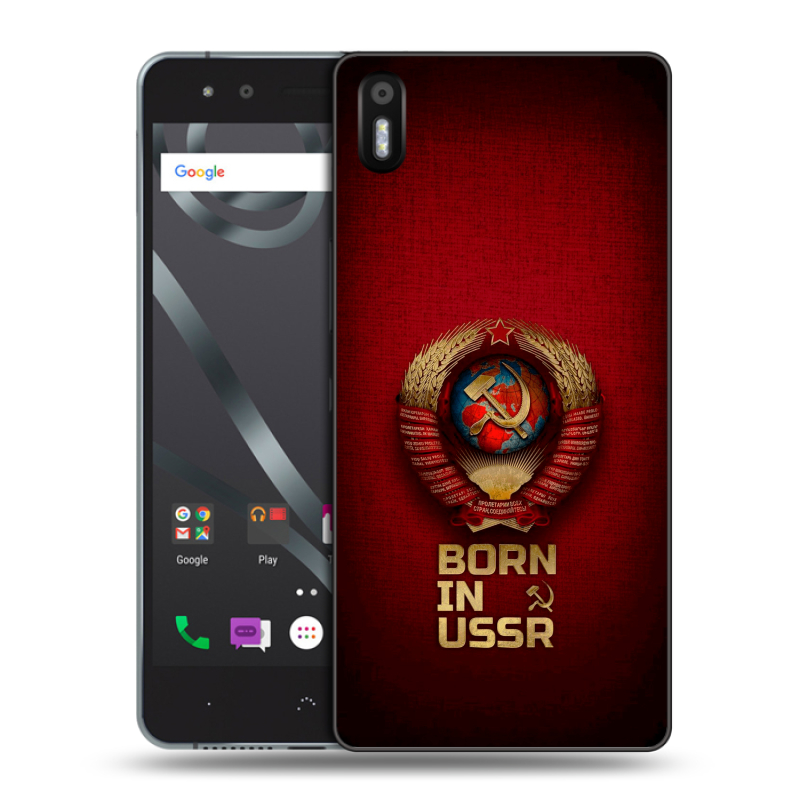 Пластиковый чехол на BQ Aquaris X5 с принтом Флаг Герб СССР Пластиковый чехол на BQ Aquaris X5 с принтом Флаг Герб СССР