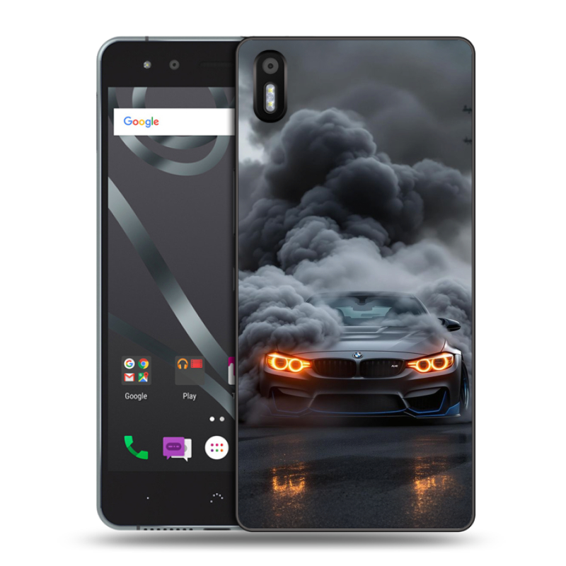 Пластиковый чехол на BQ Aquaris X5 с принтом BMW БМВ Пластиковый чехол на BQ Aquaris X5 с принтом BMW БМВ