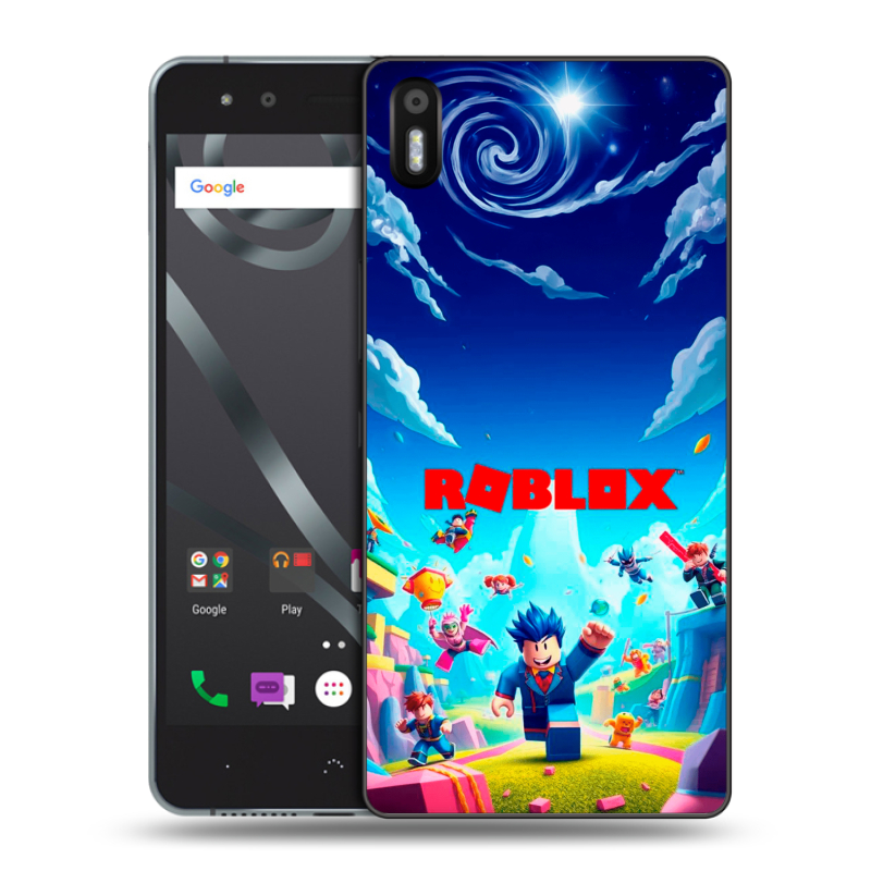 Пластиковый чехол на BQ Aquaris X5 с принтом Roblox Роблокс Пластиковый чехол на BQ Aquaris X5 с принтом Roblox Роблокс