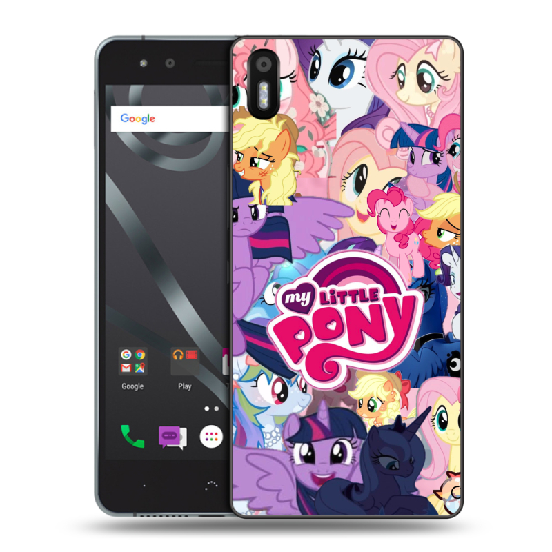 Пластиковый чехол на BQ Aquaris X5 с принтом My little pony Дружба чудо Пластиковый чехол на BQ Aquaris X5 с принтом My little pony Дружба чудо
