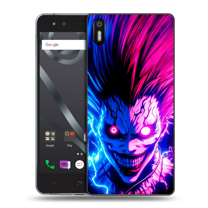 Пластиковый чехол на BQ Aquaris X5 с принтом Death note Тетрадь смерти Пластиковый чехол на BQ Aquaris X5 с принтом Death note Тетрадь смерти
