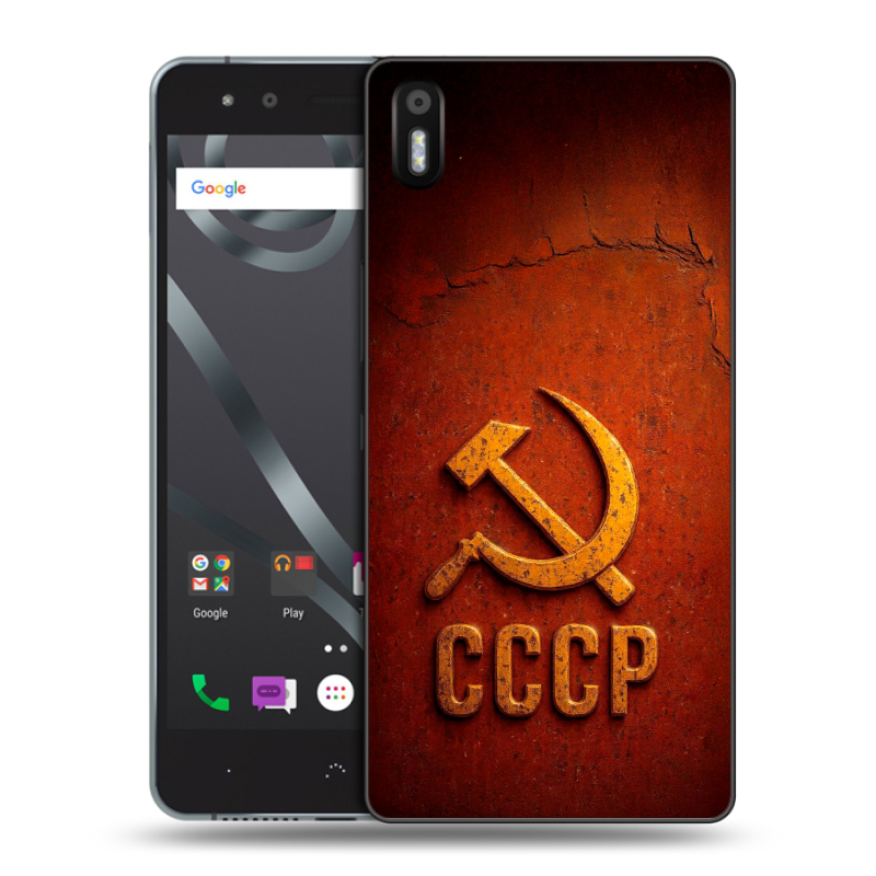 Пластиковый чехол на BQ Aquaris X5 с принтом Флаг Герб СССР Пластиковый чехол на BQ Aquaris X5 с принтом Флаг Герб СССР
