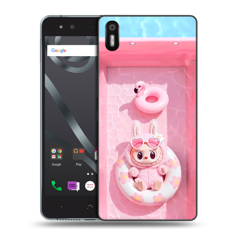 Пластиковый чехол на BQ Aquaris X5 с принтом Labubu Лабубу Пластиковый чехол на BQ Aquaris X5 с принтом Labubu Лабубу