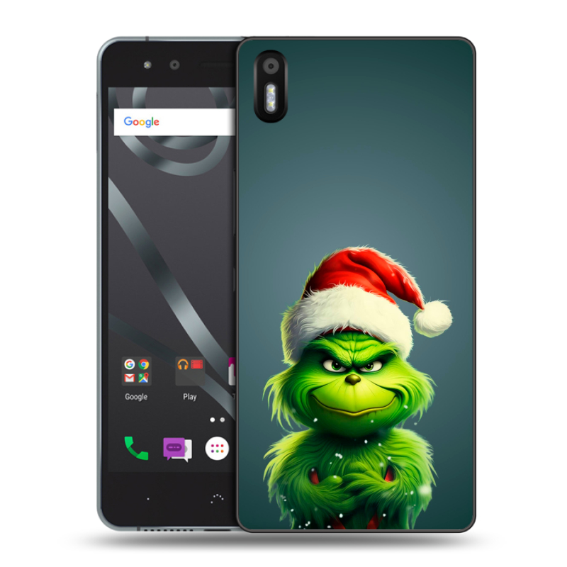 Пластиковый чехол на BQ Aquaris X5 с принтом Новый год Пластиковый чехол на BQ Aquaris X5 с принтом Новый год