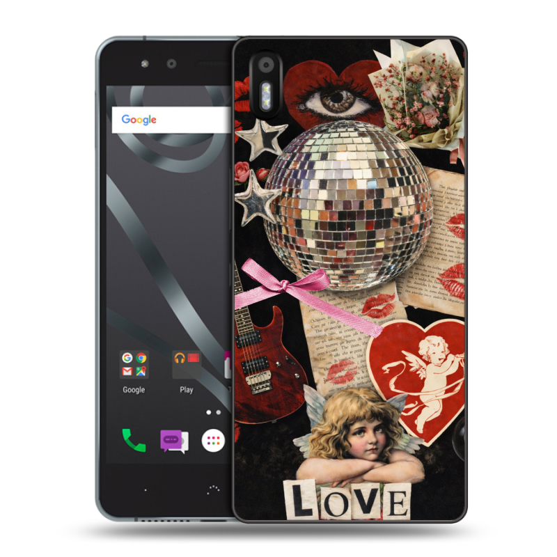 Пластиковый чехол на BQ Aquaris X5 с принтом для девочек Пластиковый чехол на BQ Aquaris X5 с принтом для девочек