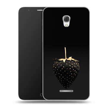 Пластиковый чехол на Alcatel Pop 4 Plus с принтом Черная клубника Пластиковый чехол на Alcatel Pop 4 Plus с принтом Черная клубника
