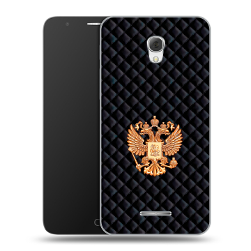 Пластиковый чехол на Alcatel Pop 4 Plus с принтом Герб России принт Пластиковый чехол на Alcatel Pop 4 Plus с принтом Герб России принт
