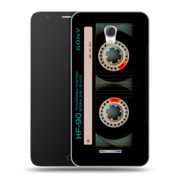 Пластиковый чехол на Alcatel Pop 4 Plus с принтом Кассета Пластиковый чехол на Alcatel Pop 4 Plus с принтом Кассета