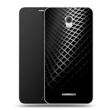 Пластиковый чехол на Alcatel Pop 4 Plus с принтом Текстура металла Пластиковый чехол на Alcatel Pop 4 Plus с принтом Текстура металла