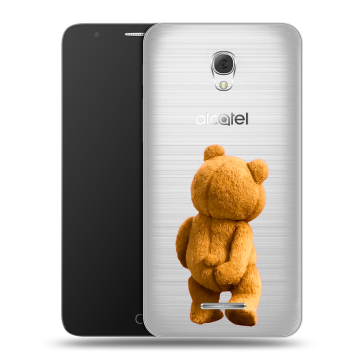 Пластиковый чехол на Alcatel Pop 4 Plus с принтом Медведь Пластиковый чехол на Alcatel Pop 4 Plus с принтом Медведь