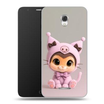 Пластиковый чехол на Alcatel Pop 4 Plus с принтом Куроми Kuromi 