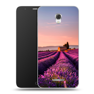 Пластиковый чехол на Alcatel Pop 4 Plus с принтом лаванда