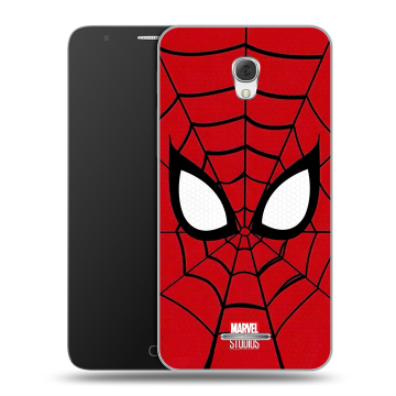 Пластиковый чехол на Alcatel Pop 4 Plus с принтом человек паук spiderman