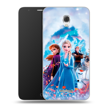 Пластиковый чехол на Alcatel Pop 4 Plus с принтом Холодное сердце Frozen Пластиковый чехол на Alcatel Pop 4 Plus с принтом Холодное сердце Frozen
