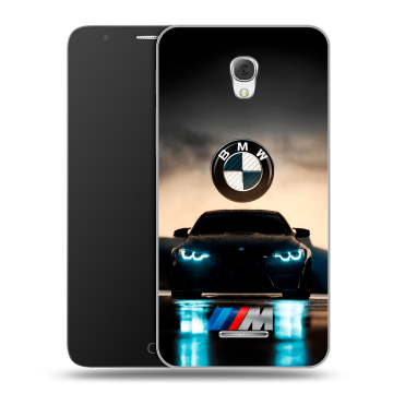 Пластиковый чехол на Alcatel Pop 4 Plus с принтом БМВ BMW