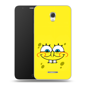 Пластиковый чехол на Alcatel Pop 4 Plus с принтом спанчбоб спанч боб Пластиковый чехол на Alcatel Pop 4 Plus с принтом спанчбоб спанч боб