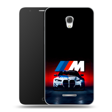 Пластиковый чехол на Alcatel Pop 4 Plus с принтом БМВ BMW