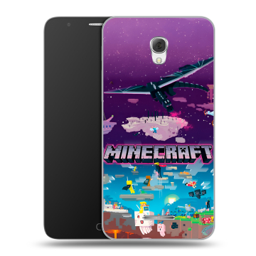 Пластиковый чехол на Alcatel Pop 4 Plus с принтом Майнкрафт Minecraft Пластиковый чехол на Alcatel Pop 4 Plus с принтом Майнкрафт Minecraft