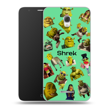 Пластиковый чехол на Alcatel Pop 4 Plus с принтом Шрек Shrek Пластиковый чехол на Alcatel Pop 4 Plus с принтом Шрек Shrek