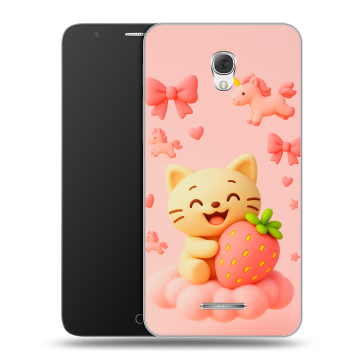 Пластиковый чехол на Alcatel Pop 4 Plus с принтом для девочек Пластиковый чехол на Alcatel Pop 4 Plus с принтом для девочек