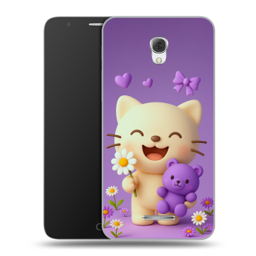 Пластиковый чехол на Alcatel Pop 4 Plus с принтом для девочек Пластиковый чехол на Alcatel Pop 4 Plus с принтом для девочек