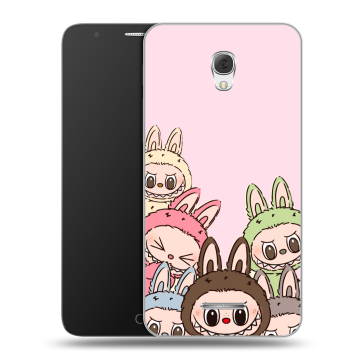 Пластиковый чехол на Alcatel Pop 4 Plus с принтом Лабубу Пластиковый чехол на Alcatel Pop 4 Plus с принтом Лабубу
