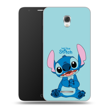Пластиковый чехол на Alcatel Pop 4 Plus с принтом Лило и Стич Пластиковый чехол на Alcatel Pop 4 Plus с принтом Лило и Стич