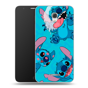 Пластиковый чехол на Alcatel Pop 4 Plus с принтом Лило и Стич Пластиковый чехол на Alcatel Pop 4 Plus с принтом Лило и Стич