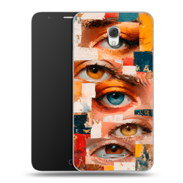 Пластиковый чехол на Alcatel Pop 4 Plus с принтом Модный принт Пластиковый чехол на Alcatel Pop 4 Plus с принтом Модный принт