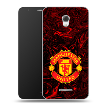 Пластиковый чехол на Alcatel Pop 4 Plus с принтом Manchester United Пластиковый чехол на Alcatel Pop 4 Plus с принтом Manchester United