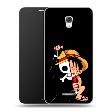 Пластиковый чехол на Alcatel Pop 4 Plus с принтом One Piece Ван Пис Пластиковый чехол на Alcatel Pop 4 Plus с принтом One Piece Ван Пис