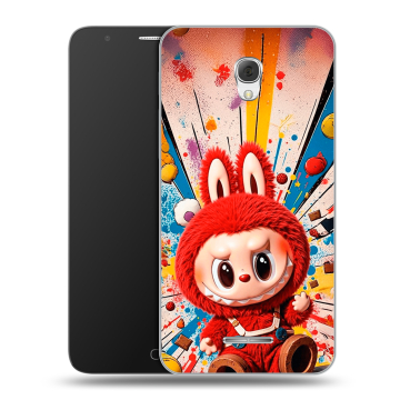 Пластиковый чехол на Alcatel Pop 4 Plus с принтом Labubu Лабубу Пластиковый чехол на Alcatel Pop 4 Plus с принтом Labubu Лабубу