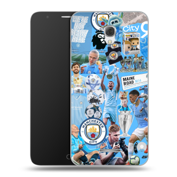 Пластиковый чехол на Alcatel Pop 4 Plus с принтом Man City Манчестер Сити Пластиковый чехол на Alcatel Pop 4 Plus с принтом Man City Манчестер Сити