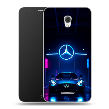 Пластиковый чехол на Alcatel Pop 4 Plus с принтом Mercedes Мерседес Пластиковый чехол на Alcatel Pop 4 Plus с принтом Mercedes Мерседес