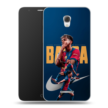 Пластиковый чехол на Alcatel Pop 4 Plus с принтом Барселона Barca Yamal Пластиковый чехол на Alcatel Pop 4 Plus с принтом Барселона Barca Yamal
