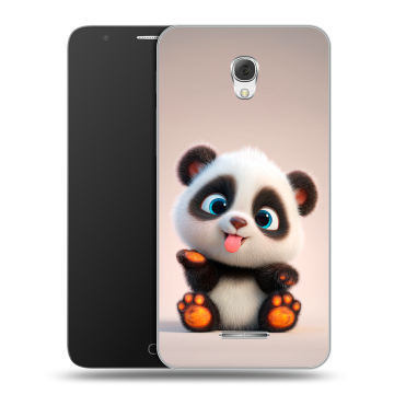 Пластиковый чехол на Alcatel Pop 4 Plus с принтом милая панда Пластиковый чехол на Alcatel Pop 4 Plus с принтом милая панда