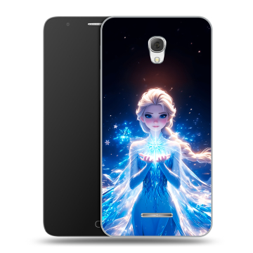 Пластиковый чехол на Alcatel Pop 4 Plus с принтом Холодное сердце Frozen Пластиковый чехол на Alcatel Pop 4 Plus с принтом Холодное сердце Frozen
