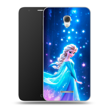 Пластиковый чехол на Alcatel Pop 4 Plus с принтом Холодное сердце Frozen Пластиковый чехол на Alcatel Pop 4 Plus с принтом Холодное сердце Frozen