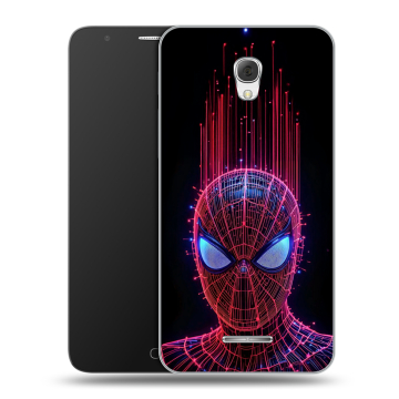 Пластиковый чехол на Alcatel Pop 4 Plus с принтом Spiderman Человек паук Пластиковый чехол на Alcatel Pop 4 Plus с принтом Spiderman Человек паук