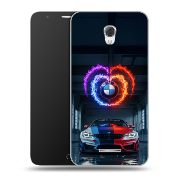 Пластиковый чехол на Alcatel Pop 4 Plus с принтом BMW БМВ Пластиковый чехол на Alcatel Pop 4 Plus с принтом BMW БМВ