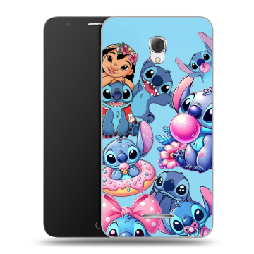 Пластиковый чехол на Alcatel Pop 4 Plus с принтом Лило и Стич Пластиковый чехол на Alcatel Pop 4 Plus с принтом Лило и Стич