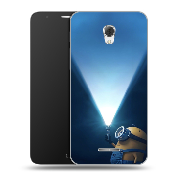 Пластиковый чехол на Alcatel Pop 4 Plus с принтом Миньоны Пластиковый чехол на Alcatel Pop 4 Plus с принтом Миньоны