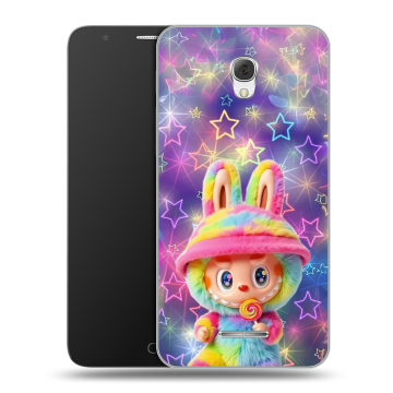 Пластиковый чехол на Alcatel Pop 4 Plus с принтом Labubu Лабубу Пластиковый чехол на Alcatel Pop 4 Plus с принтом Labubu Лабубу