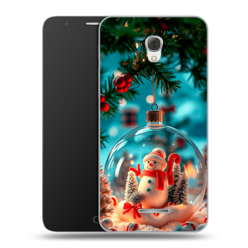 Пластиковый чехол на Alcatel Pop 4 Plus с принтом Новый год Пластиковый чехол на Alcatel Pop 4 Plus с принтом Новый год